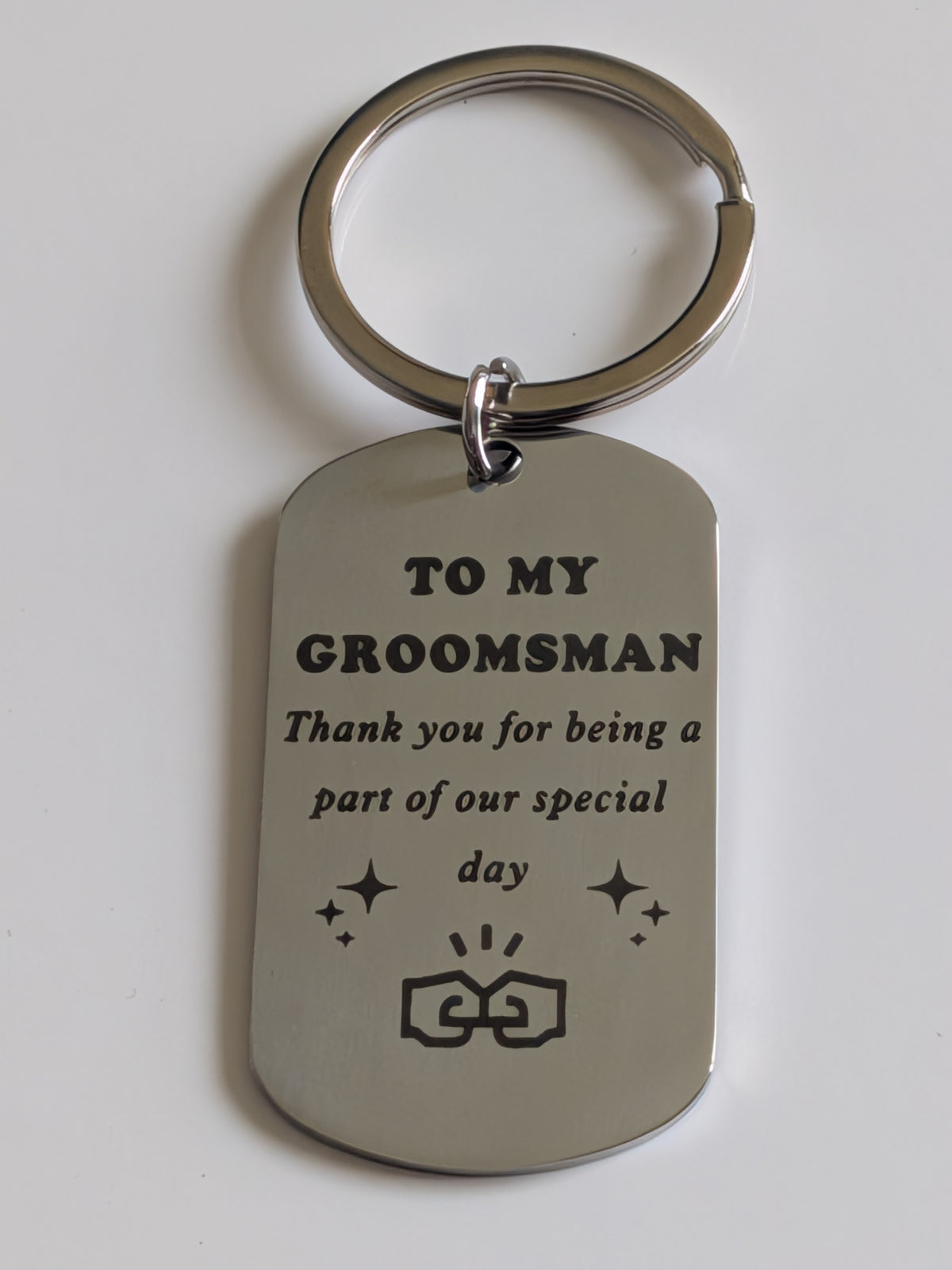 Groomsmen keyring